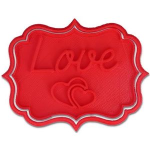 Graziano 8011684058920 Uitsteekvormpjes Love, kunststof