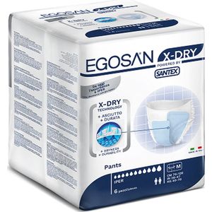 Egosan Pants X-Dry Medium - 1 pak van 6 stuks