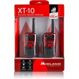 Midland - XT10 - Walkie Talkie - Zwart - Hoogwaardige Technologie