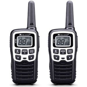 Midland XT50 (8 km), Walkietalkie, Zwart