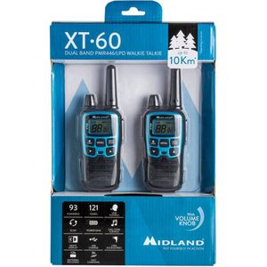 Midland XT60 Portofoonset - PMR446 - Set van 2 - Sport en Outdoor