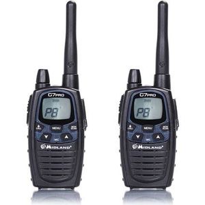 Midland C1090-G7 Pro Walkietalkie, zwart