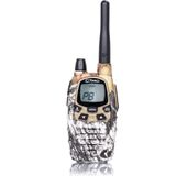 Midland G7 Pro C1090.15, Radio Zender Ontvanger Walkie Talkie Dual Band 8 Kanalen PMR446 en 69 Kanalen LPD, 4 Oplaadbare Batterijen Ni-MH AA 1,2V/1800 mAh, Oplader en Riemclip