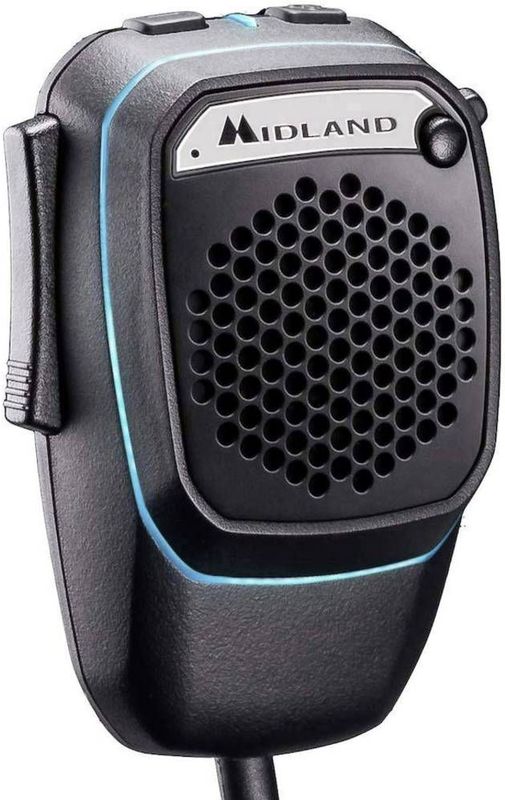 Midland - Dubbele Mike Pin - Walkietalkie - Paars - 4-in-1 Microfoon