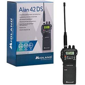 Midland Alan 42 DS draagbare AM/FM-multi-band ontvanger voor alle landen van de Europese Unie