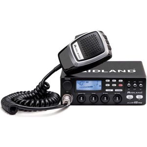Radio CB Midland Alan 48 Pro met ASQ Digital, AM/FM, Noise Blanker, 12-24V C422.16