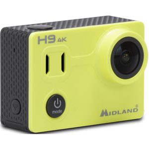 Midland H9 - Action Camera - 4K - Ultra-slank - Waterdichte Behuizing tot 30 Meter