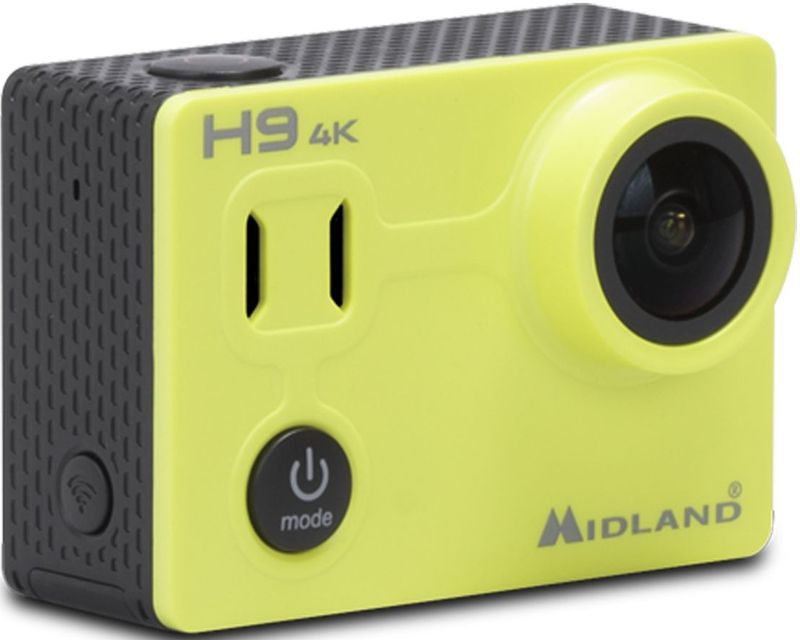 Midland H9 - Action Camera - 4K - Ultra-slank - Waterdichte Behuizing tot 30 Meter