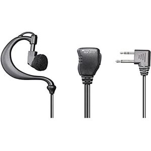 Midland MA21-LI, hoofdtelefoon en microfoon met arm, 2-polige Midland-houder, PTT-microfoon, VOX-schakelaar, compatibel met Walkie Talkie G5/G7/G8/G9, C70904