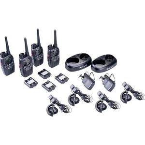 Midland G7 Pro Kofferset - PMR446 Portofoon - Set van 4