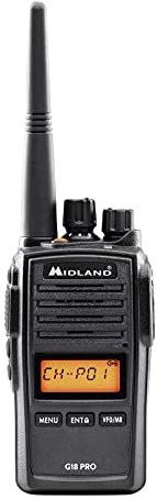 Midland - G18 Pro - Walkie-talkie - Zwart - IP67 - PMR446