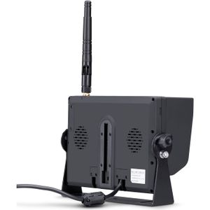 Midland Truck Guardian PRO Draadloos achteruitrijcamerasysteem 4 camera-ingangen, Afstandshulplijnen, Extra IR-verlichting, Geïntegreerde microfoon Vaste