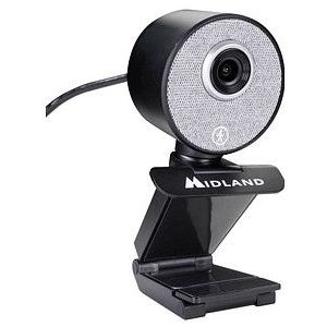 Midland - Webcam Follow-U - Webcam - Zwart - 1080p - Plug-and-Play