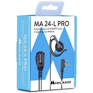 Midland Headset/hoofdtelefoon Mikrofon MA 24-L Pro mit Ohrhörer C1525
