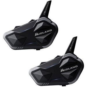 Midland - BTR1 Advanced - Bluetooth Communicatiesysteem - Zwart - RCF Geluid