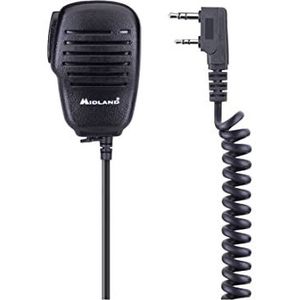 Midland MA22 LK PRO Luidsprekermicrofoon met PTT en draaibare clip - Kenwood 2-polige stekker