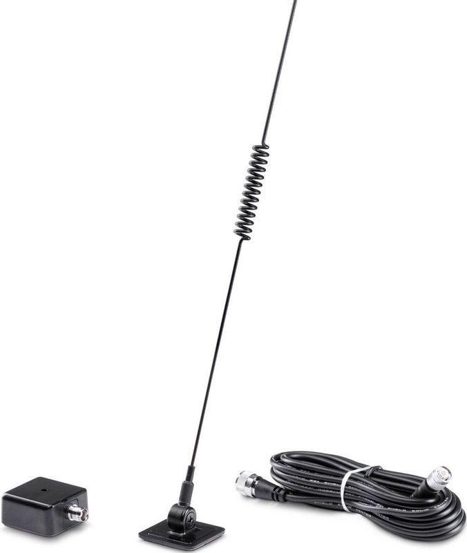 Midland RV-65 Camper Raam CB Antenne C1558 Incl. kabel