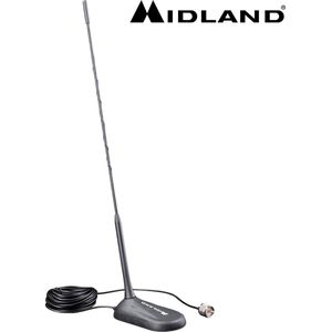 Midland - MC45 - Magnetische CB-Antenne - Compact - 45 cm - Geschikt voor Auto's