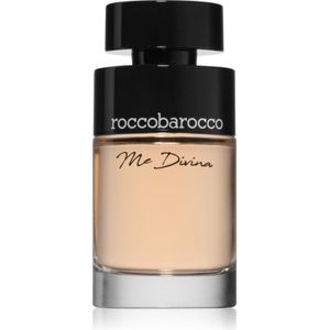 RoccoBarroco Me Divina Eau de Parfum voor dames, sensueel karakter en mysterieuze stijl, fruitige barnsteen, 100 ml