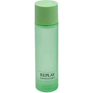 Replay - Earth Made Amazonian Green Eau De Toilette For Body - Uniseks en veganistische lichaamsgeur met durf en omhullend karakter, amberkleurige geur - houtachtig - muskus. 200 ml fles