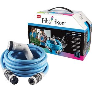 Fitt Ikon Uitzetbare Tuinslang - 15m - Blauw