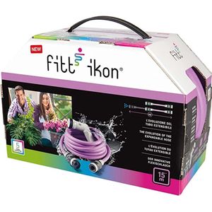 Fitt Ikon Uitzetbare Tuinslang - 15m - Purple