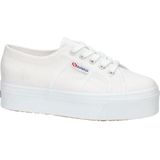 Superga - GS0001L0U - Platte Sneakers - Wit - Rubber - Plateauzool