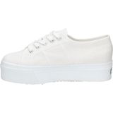 Superga - GS0001L0U - Platte Sneakers - Wit - Rubber - Plateauzool