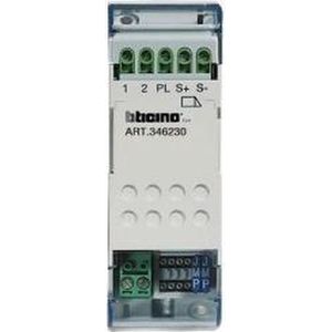 BTicino 346230 relais voor slagplaat of poortautomatisme, 12 V