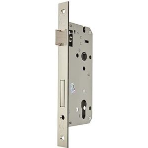 Yale Y52X00500S2 houten deurslot gesatineerd nikkel vierkante randen ingang 50 mm