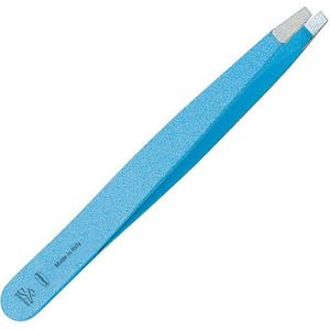 Ontharingspincet Premax Hoekpunt Roestvrij staal Blauw (9 cm)