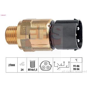 Temperatuurschakelaar, Radiateurventilator Bmw Eps Facet 1..617