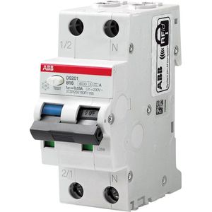 ABB System Pro M Compact DS Aardlekautomaat 1P+N 16A 30mA