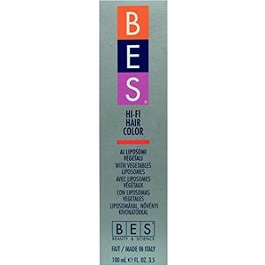 BES - Hi-Fi Hair Color - Vegetables Liposomes - Haarkleur - Kleuring - 100ml - Kleur: # 9.0 very light blond