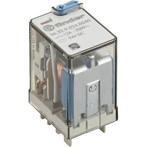 Finder 56.32.9.024.0000 Steekrelais 24 V/DC 12 A 2x wisselcontact 1 stuk(s)