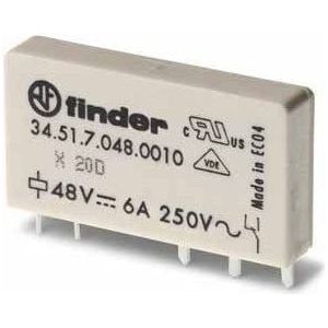 Finder Fin relais 1W 6A 12VDC