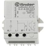 Finder - Type 15.51.8.230.0404 - Stroomstootrelais met Dimmer - 400 W - Inbouwinstallatie