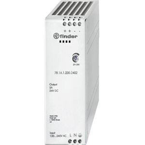 Finder 78.1A.1.230.2402 DIN-rail netvoeding 24 V/DC 5 A 120 W Inhoud: 1 stuk(s)