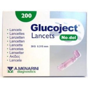 Glucoject - Lancets Plus - 33G - Steriele Lancetten - 200 Stuks