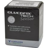 Glucofix - Tech Sensor - Teststrips - Geschikt voor Glucofix Tech Glucosemeter