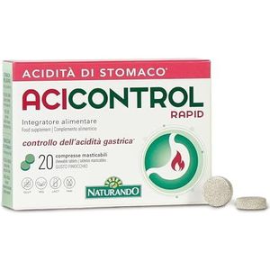 Naturando Acicontrol Rapid 20 kauwtabletten tegen maagzuur
