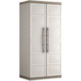 Keter Excellence XL Opbergkast hoog - 4 planken - 54x89x182cm - Beige/Taupe