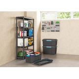 KIS - Scuba Opbergbox - Zwart/Blauw - Kunststof - 80L