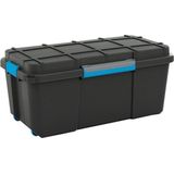 KIS - Scuba Opbergbox - Zwart/Blauw - Kunststof - 80L