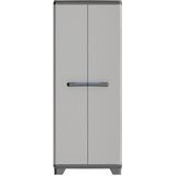 Keter - Linear - Opbergkast - Grijs/Zwart - Kunststof - 3 Verstelbare Planken