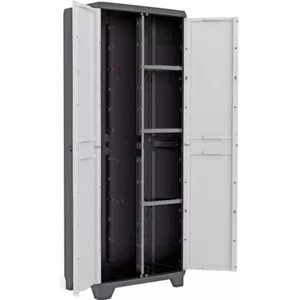Keter Planet Outdoor Opbergkast hoog - 4 planken | Leen Bakker