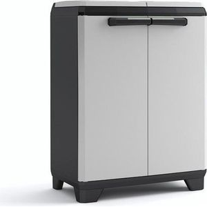 Keter - Recyclingkast - Split - Premium - 92 - cm - grijs - en - zwart