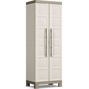 Keter Excellence Opbergkast Hoog - 4 Planken - 45x65x182cm - Beige/Taupe