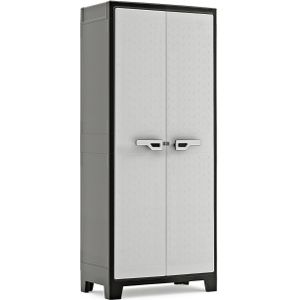 KIS Titan Opbergkast Kunststof 80 x 40 x 182 cm Grijs