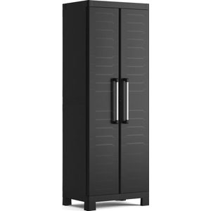 Keter Detroit - Opbergkast - 3 planken - 45x65x182cm - Zwart